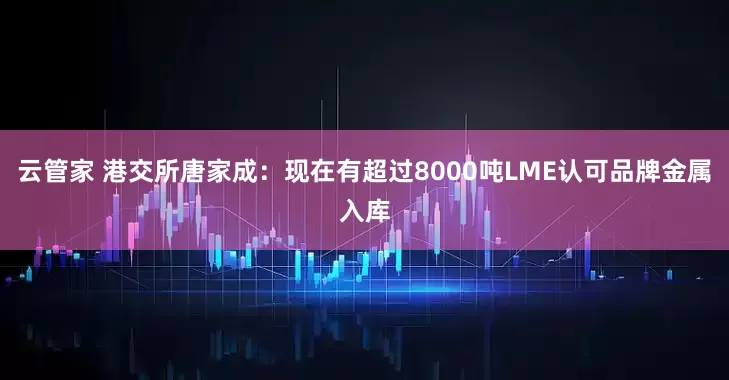 云管家 港交所唐家成：现在有超过8000吨LME认可品牌金属入库
